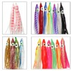 50PCS/100PCS Soft Plastic Octopus Fishing Lures Squid Skirts Jig Lure