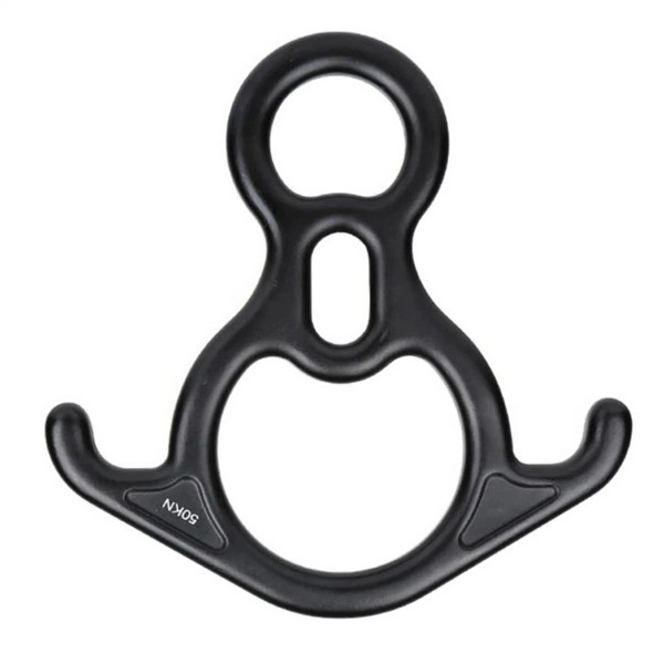 Unbranded 50KN Climbing Descender Large Bent-Ear Belaying & Rappelling Gear