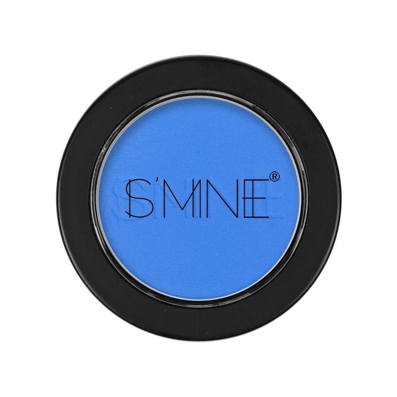 IS'MINE Single Blue Matte Eyeshadow Powder Palette High Pigment, Longwear,