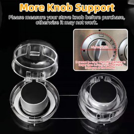 5PCS Clear Stove Knob Safety Covers, Oven Knob Covers for Child Safety & Transparent Baby Stove Knob Covers, Gas Stove Knob Covers with Strong Adhesive for Child Safety