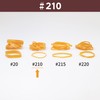 Rubber Band #210 < 17.6 oz (500 g) Transparent Bag