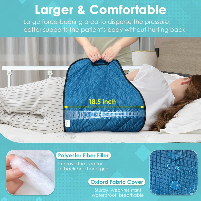 NEPPT Bedridden Patient Turning Device Belt for Bed Rails Elderly