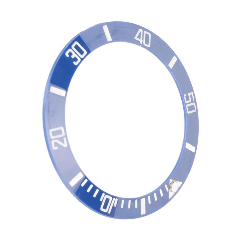 40mm Diameter Watch Bezel Insert Ring Clear Scale Luminous Ceramic
