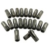JDMSPEED New Black 20PCS 14X1.5MM 60MM Extended Forged Aluminum Tuner