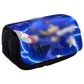 APDDHJ Pencil Case for Boys and Girls,Large Pencil Case Stationery Kids School Supplies Multi Compartments with Zippered Pen Pouch (Double Zip)