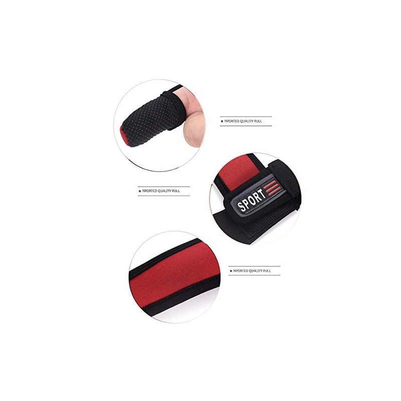 Millya Professional Anti-Slip Fishing Gloves Elastic Band Single Finger Stall