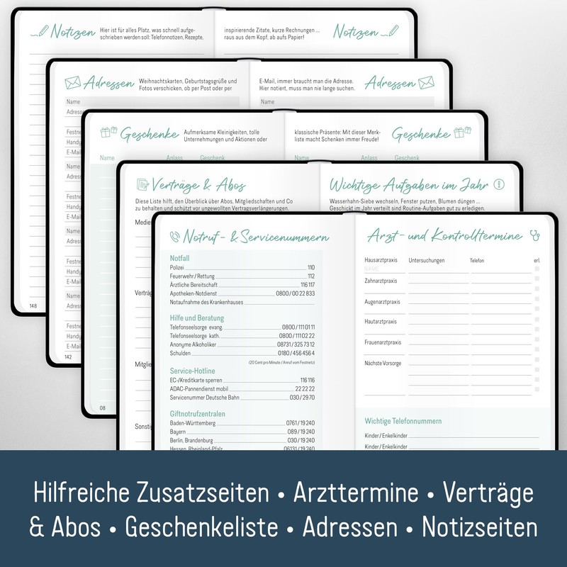 Häfft® Large Print Calendar 2026 with Extra Large Font &
