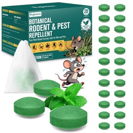 Natural Mice & Rat Deterrent‌ for Indoor/Outdoor Use - 28 Packs, Peppermint Oil Moth Balls for Rodents Repellent, Family & Pet-Safe, Long-Lasting Mouse Control for Squirrels, Skunks, Chipmunks‌