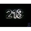 4 Inch House Numbers 6000k LED, Modern Address Signs for