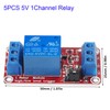 RUNCCI-YUN Pack of 5 One Channel Relay Module 5 V,