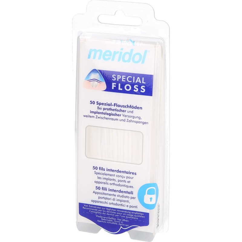 Meridol Special – Floss – Fleece Threads (Pack of 50)