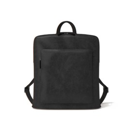 Kmisso Elegant Women's Vegan Faux Leather Backpack 30605, black