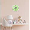 CreaDesign WU-30-1020 Football Wall Clock for Children's Room, Silent Movement
