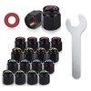 Pack of 16 Valve Caps Car Tyre Valve Caps with