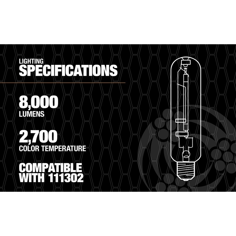 Wobble Light 500-Watt Double Envelope Tungsten Replacement Halogen Bulb for