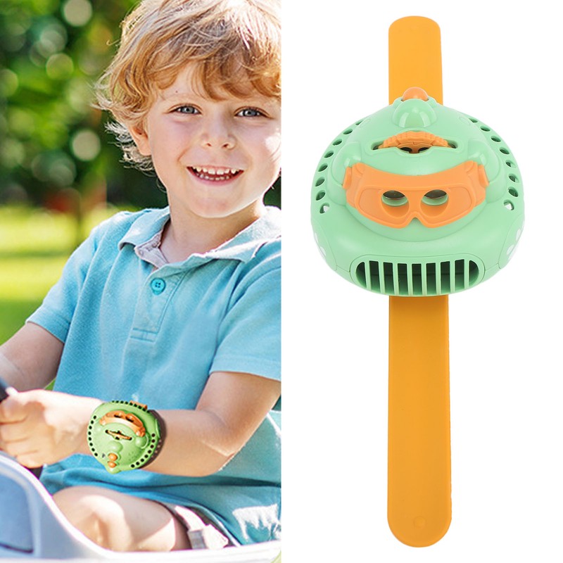 Projection Watch Fan Portable Wrist Fan with Dinosaur Dynamic Projection