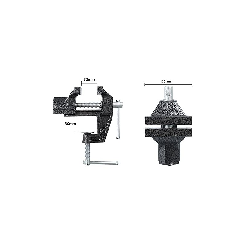BUYSK Mini Table Bench Vice Clamp for Jewelry Model Making