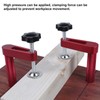 2Pcs Bench Dog Clamp Aluminum Alloy Hold Down Bench Hole