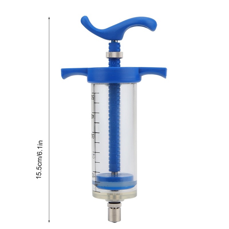Veterinary Syringe Plastic Steel Syringe 50ml For Animal Agricultural Poultry