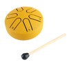 Steel Tongue Drum Mini Handpan Drum with Drumstick 6 Notes