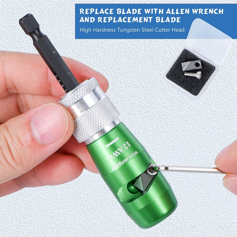 Wire Stripper for Drill, US Standard Electric Wire Stripper Tool