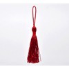 20 Red Silky Fluffy 13.5cm Tassels for Curtains, Cushions, Art and Wedding Decoration