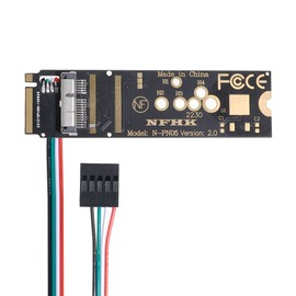 xiwai BCM94360CD BCM94360CS BCM943602CS BCM94360CS2 WiFi Card to M.2 NGFF Key-M NVME SSD Adapter