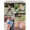 American Trends Knee High Socks Thigh High Baseball Stockings Striped