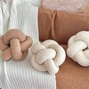 champracer Knotted Cushion - Round Throw Cushion, Sofa Knotted Cushion,