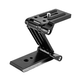 Aswalling Z Shape Quick Folding Bracket Mounting Plate for Phone Holder Stand Tilt Mount TripodBracket Cellphone Accessories