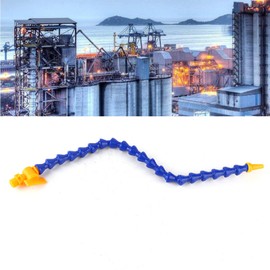 Kelepu Water Oil Coolant Pipe Hose, 12Pcs Flexible Air Nozzle Coolant Mister, Universal Round Nozzle Cooling Tube System, Adjustable Thread Round Flat Nose Coolant Hose Pipe for, Genericq14f8kidv0