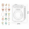Haugboag Toy Washing Machine,Water-Filled Washer and Dryer Playset for Kids