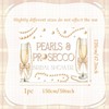 Pearls and Prosecco Bridal Shower Decorations Bow Champagne Pearls Backdrop