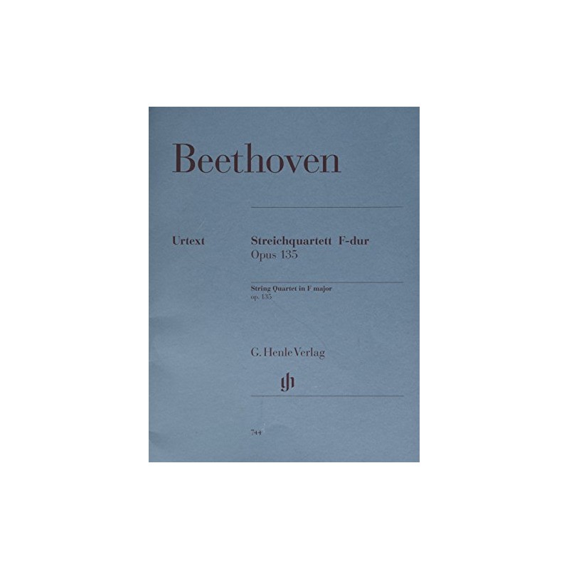 Beethoven String Quartet F Major Op 135 (Multilingual Edition)