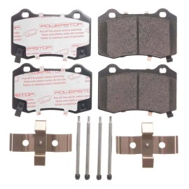 Powerstop Carbon-Fiber Ceramic Brake Pads+Hardware(