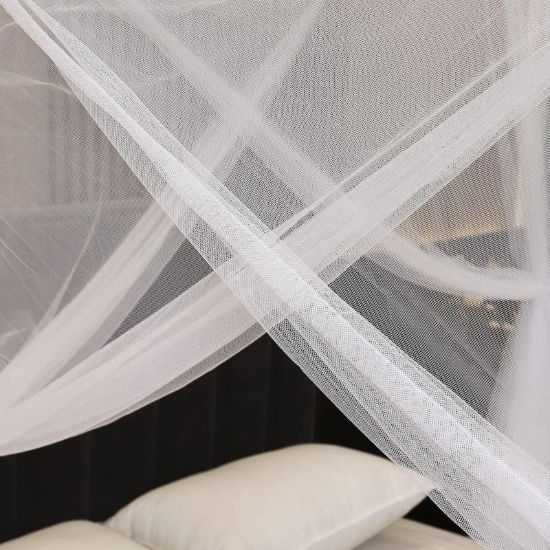 Anmas Box Mosquito Net Bed Canopy for Double Bed -