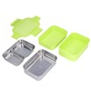 304 Stainless Steel Electric Lunch Box Double Layer Insulated Lunch