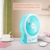 efluky 3 Speeds Mini Desk Fan, Rechargeable Battery Operated Fan