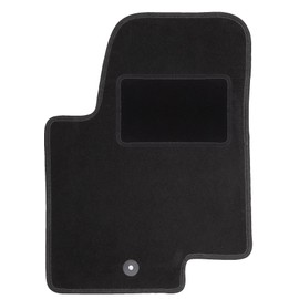 Wielganizator Car Mat - Fits Kia Soul I Crossover 2009-2013 - Velour - Car Accessories - Practical Car Mat - 1 Piece - Black