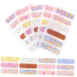 COLLBATH Cartoon Design Breathable 60 Pcs Patches Boys and Girls Hemostatic Self