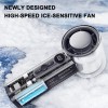 FAN-X05 Handheld Portable Fan With Ice Cooler Speed (1-100) 3000mAh