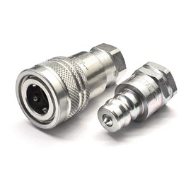 Hydraulic ISO A Quick Release Coupling 1/4" BSP Thread Set