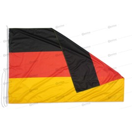 Germany Flag 100 x 70 cm Nautical Wind Protection Fabric of 115 g/m², Washable German Flag 100 x 70 cm, Professional Germany Flag 100 x 70 cm with Cord, Cap Seam and Reinforcement Tape on the Edge