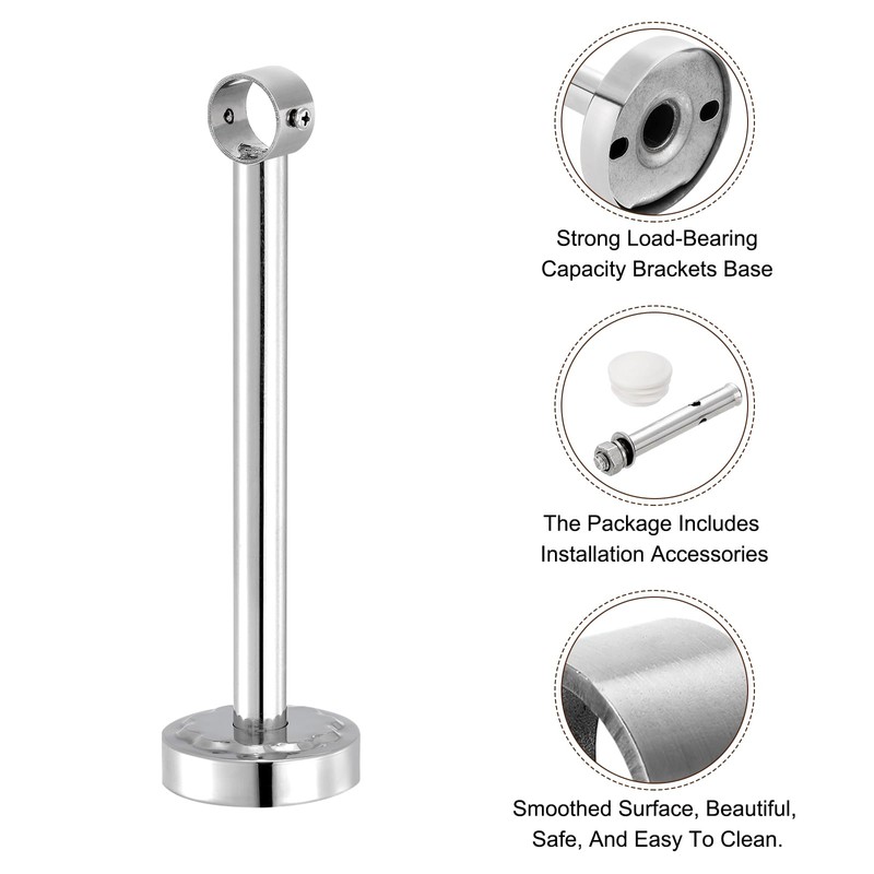 sourcing map 2 Set 9.84inch Ceiling Mount Bracket Fit 1.02inch