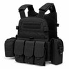 Military Tactical Vest – Adjustable Tactical Gear Carrier for Airsoft,