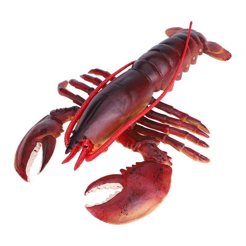 Plastic Lobster Model Simulation Seafood Restaurant Prop Model Decoration (23cm)