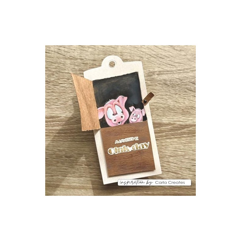 Vaessen Creative Cartella per Embossing 3D Sfondo Legno 15 x