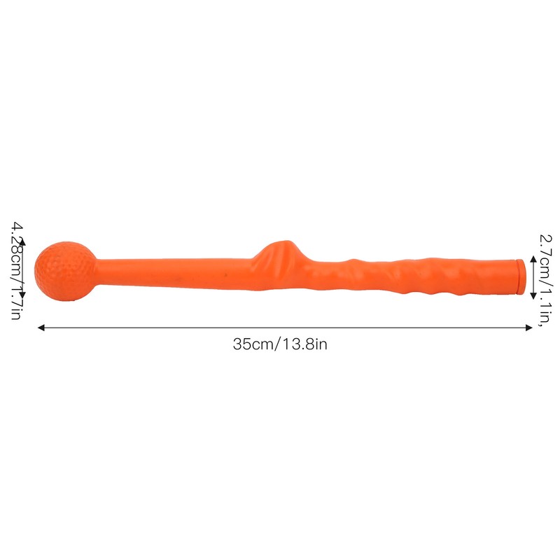 Mini Rubber Metal Golf Swing Training Grip Trainer Pole Bar