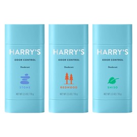 Harry's Men's Deodorant 3-Pack Redwood, Stone, Shiso - Odor Control- NEW