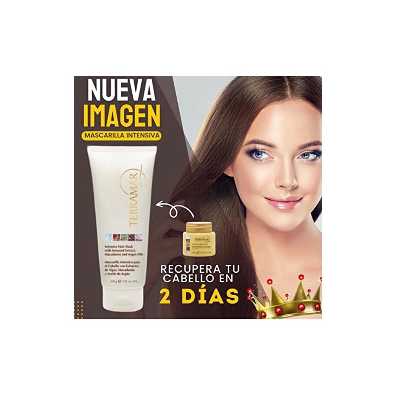 Terramar Mascarilla Intensiva Para El Cabello Con Algas, Aceite De